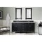 James Martin Vanities Brittany 72in Double Vanity, Black Onyx w/ 3 CM Eternal Jasmine Pearl Quartz Top 650-V72-BKO-3EJP - alternate 3